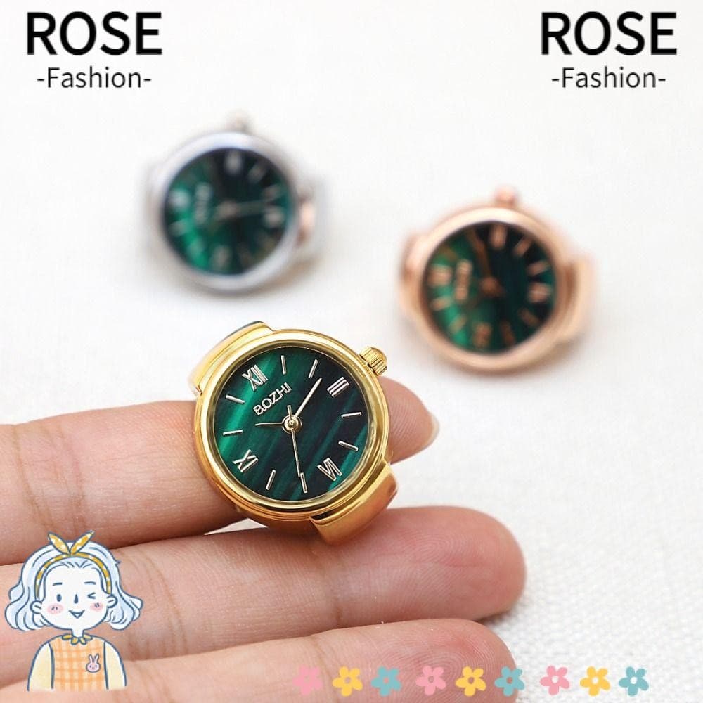 ROSEGOODS Anel Relógio Acessórios De Moda De Joias Digital Vintage