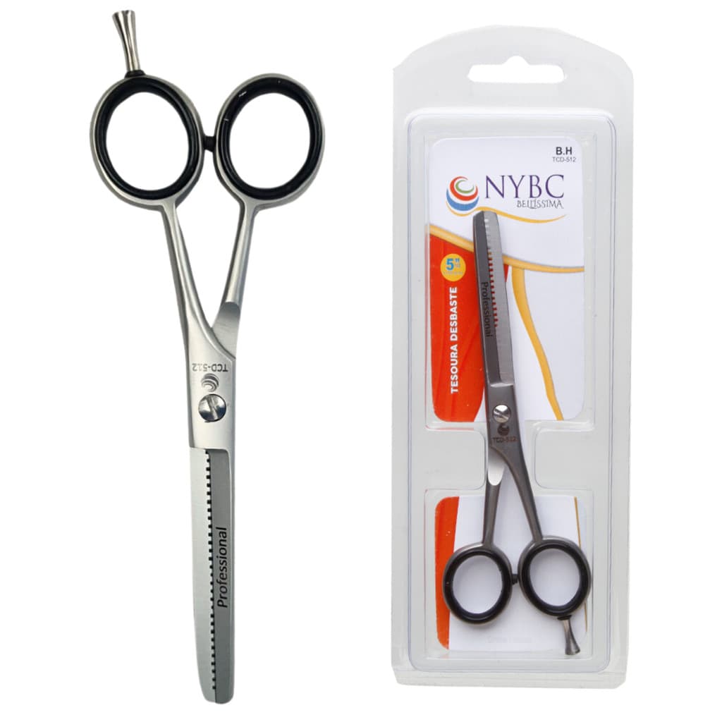 Tesoura de cabelo profissional inox para desbaste 5 1/2 14cm