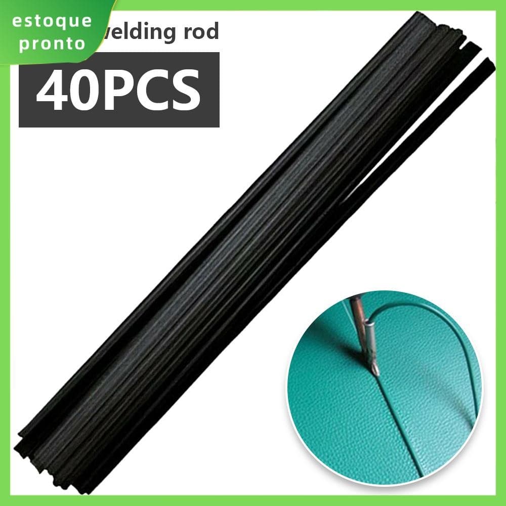 Hastes De Solda De Plástico , 40 Peças , 20cm , Tiras Polipropileno Preto , Ferramentas De Reparo De Para-Choque De Carr