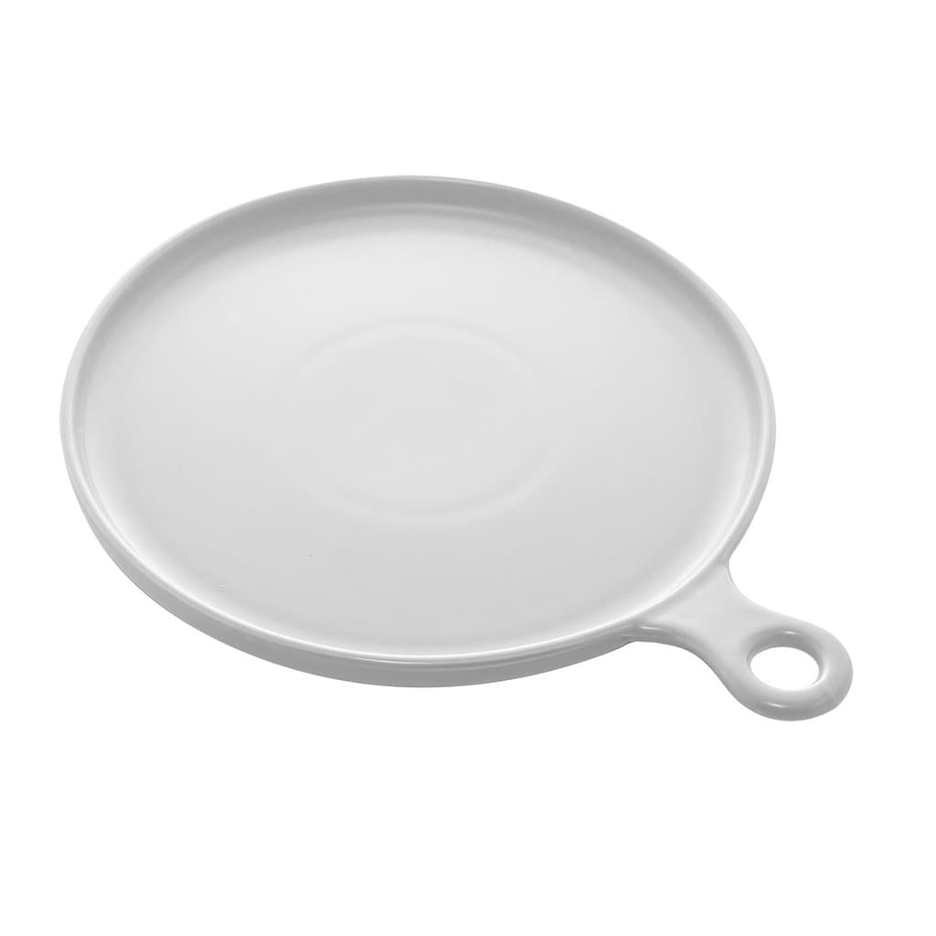 Travessa Porcelana Redonda Nordica Branco 32 x 2.5cm