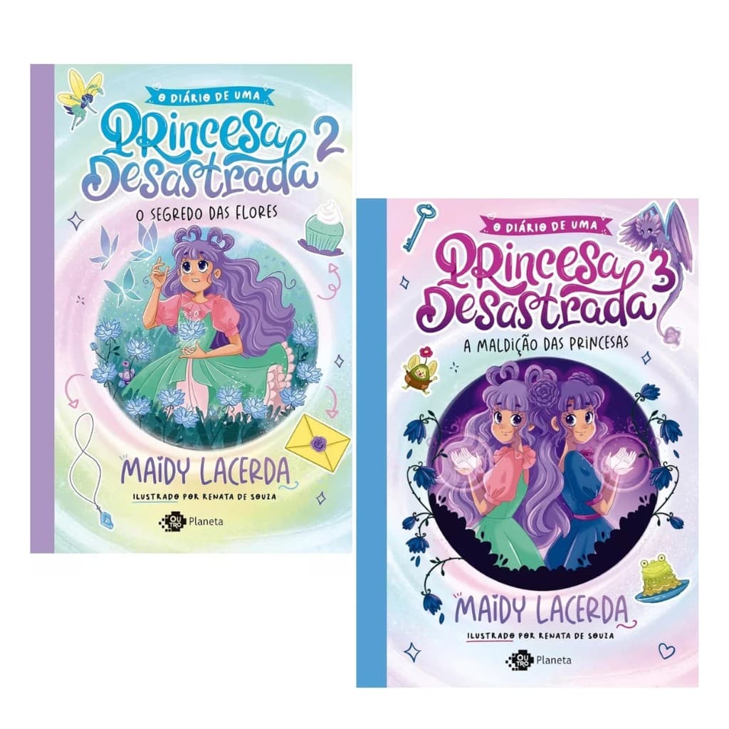 O Diário De Uma Princesa Desastrada Volume 2 + Volume 3 -  Maidy Lacerda - Livros Físicos