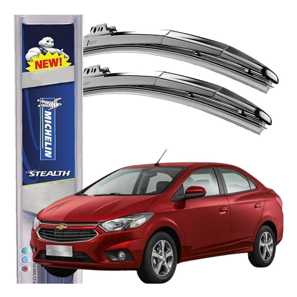 Par Palheta Limpador Parabrisa Chuva Michelin Prisma 13 A 18