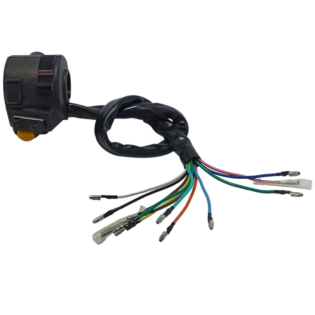 Chave Punho Luz Ml 125 1985 a 1988 Turuna 125 1977 a 1985 Xls 125 1984 a 1996 (12 Fios) Com Suporte