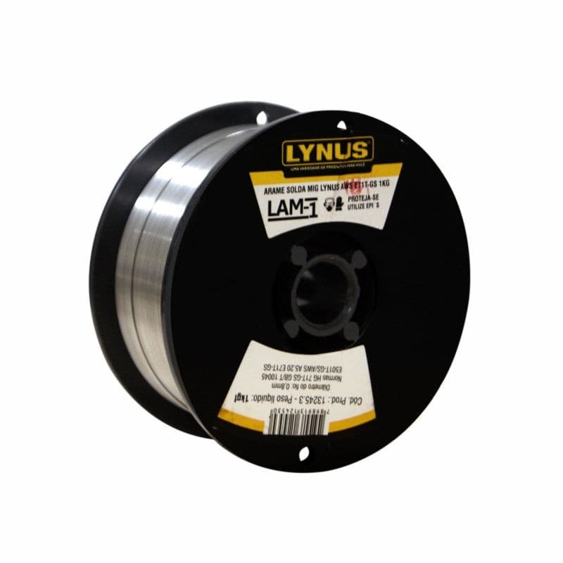 Arame De Solda Mig 0,8mm Tubular Sem Uso De Gás Lam 1 Lynus