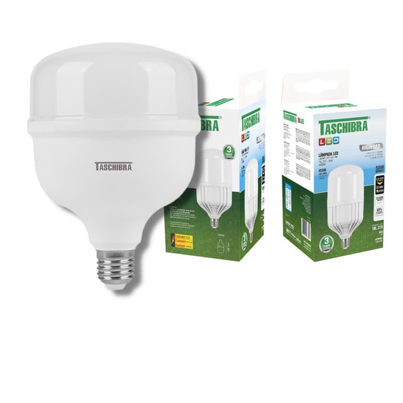 Kit 2 Lâmpadas Led 50w Bulbo E27 6500k Branco Frio