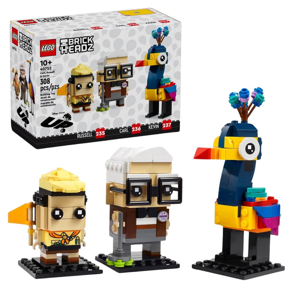 Lego Disney Up 40752 - Carl, Russell E Kevin Brick Headz