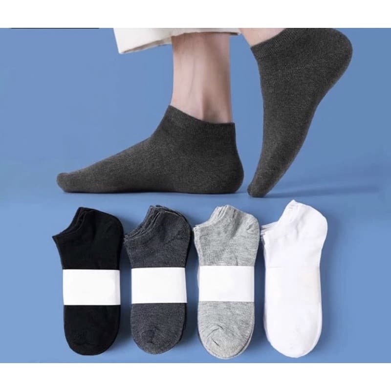 Pares de Meias Soquete Cano Curto Masculina Feminina Unissex