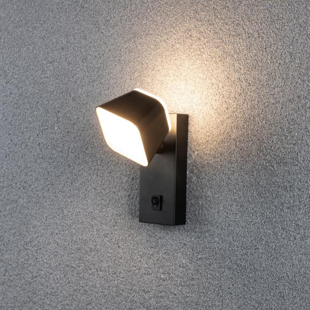 Arandela De Parede Spot Para Cabeceira De Leitura Preta/Branca Led 7w 3000k Bivolt
