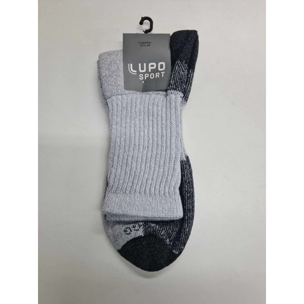 Meia Esporte Tamanho 45 a 48 Lupo 3235 Cano Médio. ( O Par).