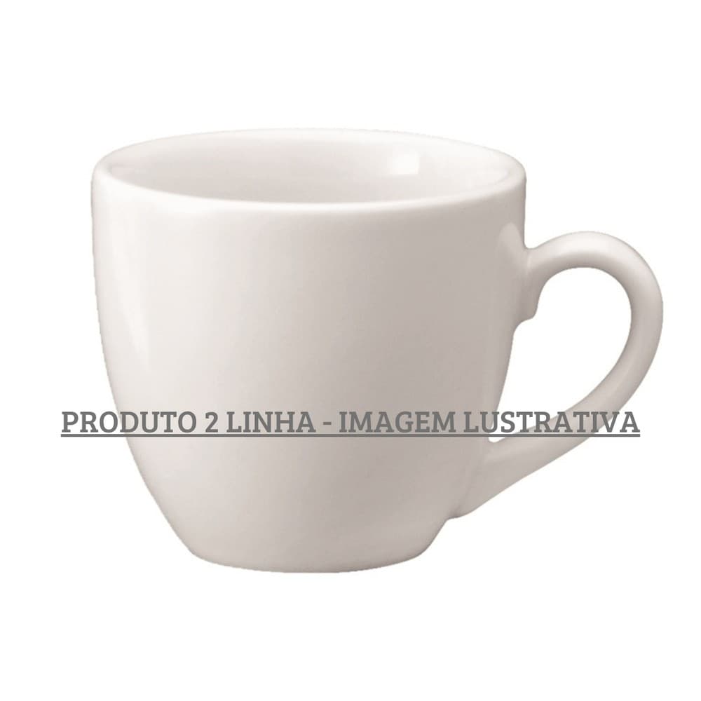Xicara Chá 230ml Porcelana Schmidt - Mod. Horsa 2º LINHA 046