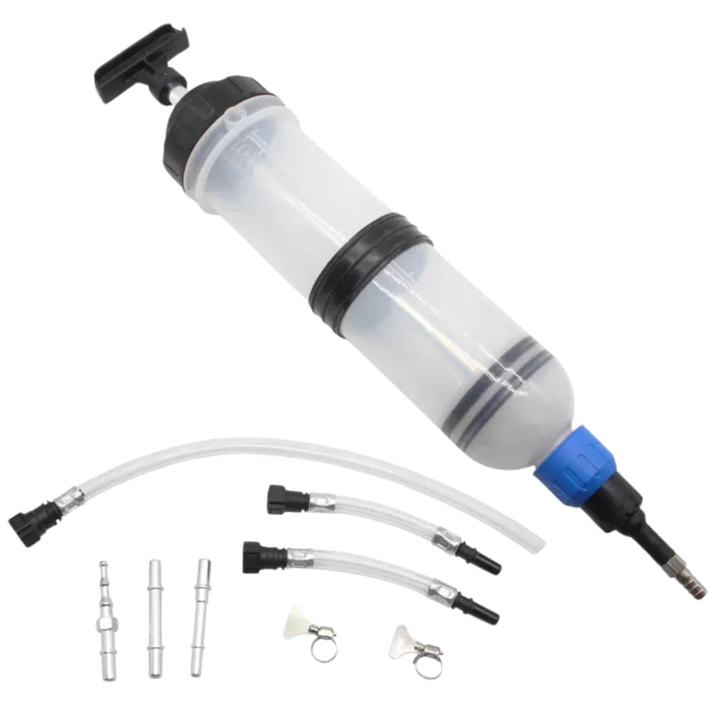 Bomba Manual Extração Óleo Veicular 1,5L KT-9028 com Mangueiras e Adaptadores
