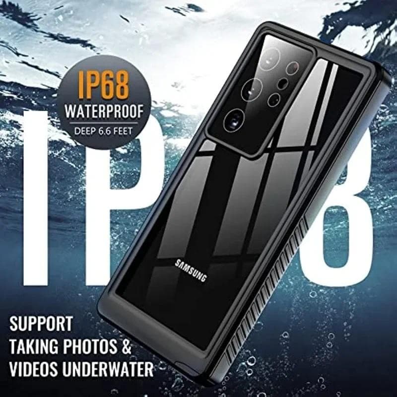 Capa De Telefone À Prova D'água IP68 Para Mergulho Totalmente Selada , Samsung S26 S25 S24 S23 Ultra Plus S21 S20 FE , T