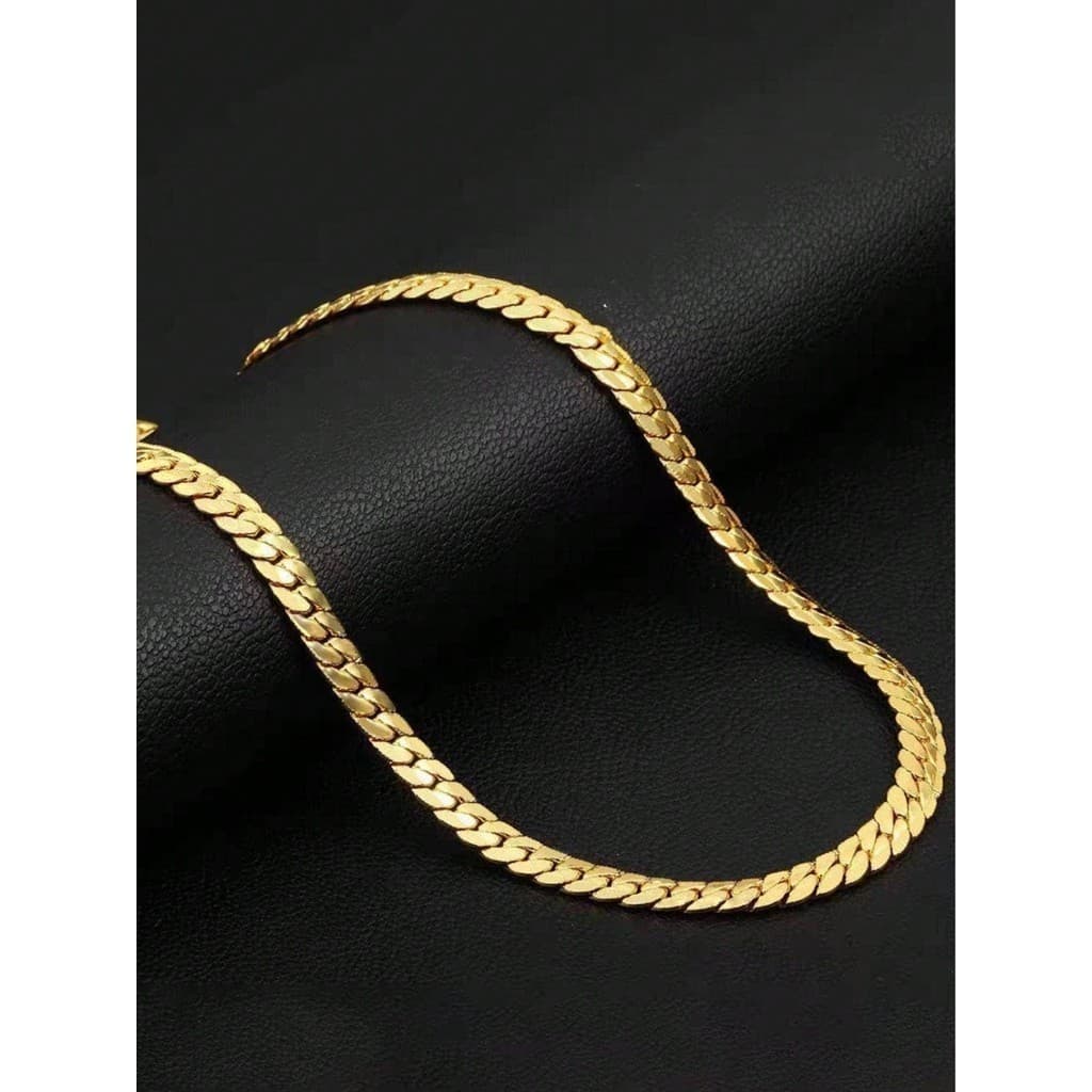 Acessórios de Moda Unissex colar masculina corrente masculina  aço inox 7mm 60cm