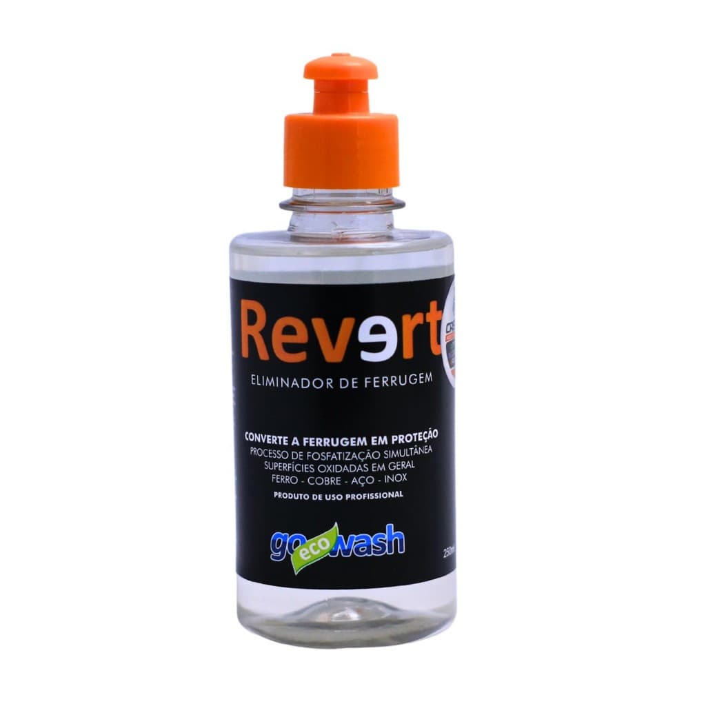 REVERT ELIMINADOR DE FERRUGEM E PROTEÇÃO 250ML GO ECO WASH