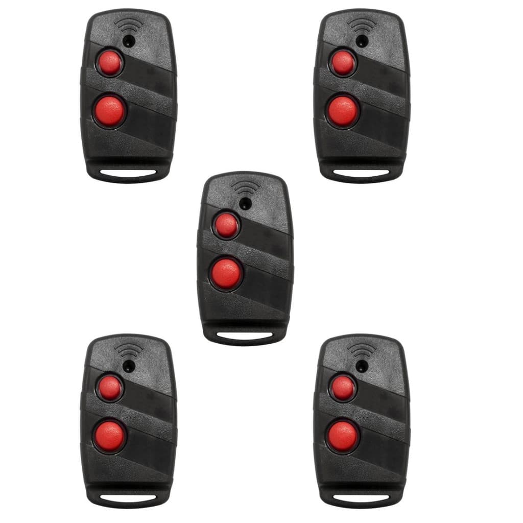 5 Controle Remoto Para Portão Eletrônico 433 Mhz Longo Alcance Code Learning IDEAL