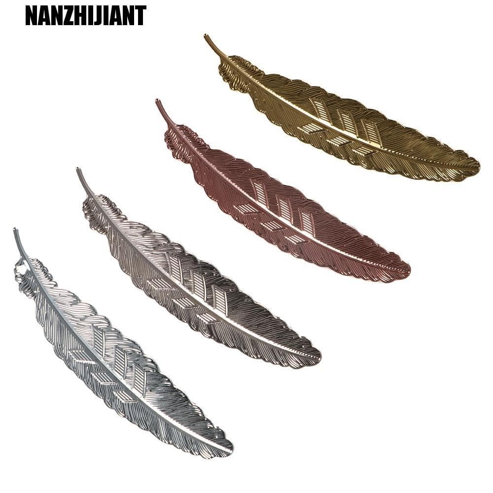 Marcador De Penas De Metal NANZHIJIANT , Pingentes Estilo Étnico Retrô Criativo
