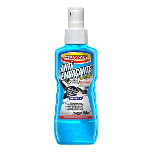Antiembaçante Spray Luxcar Para Vidros 110ml Uso Interno