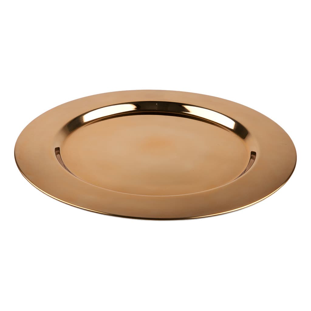 Sousplat Luxor Inox Dourado 33cm - Westwing