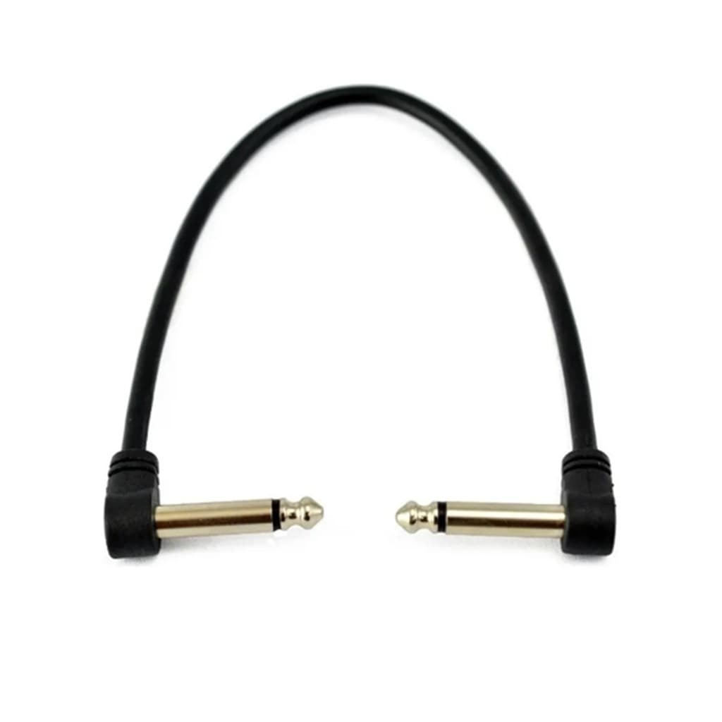 Cabo P10 Mono 0,20mm 25cm - Ideal para Pedais de Guitarra com Qualidade Superior