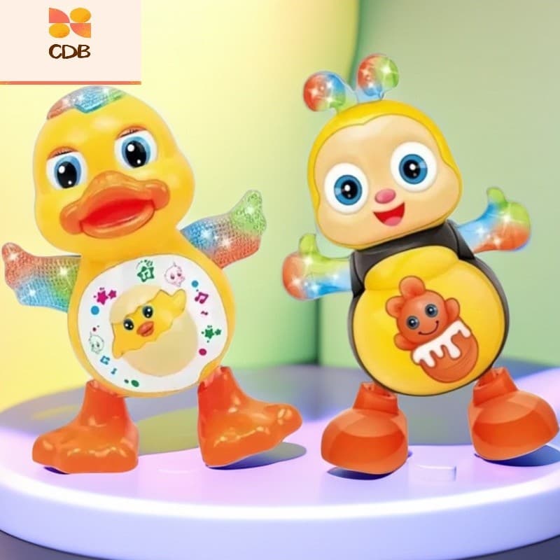 Abelinha Abelha Pato Dançarina Bichinho Dança Som Luz Bebe N-1029