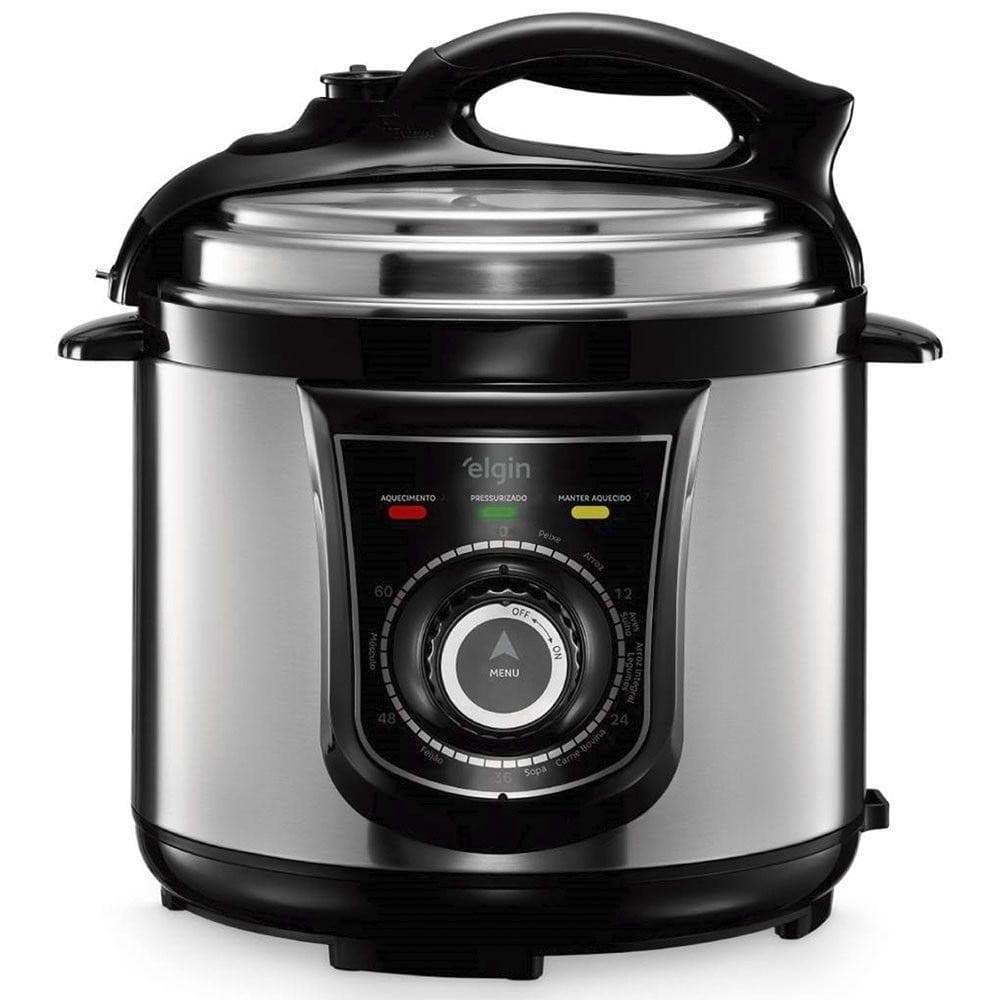 Panela De Pressão Elétrica Elgin 4l Inox - 110v