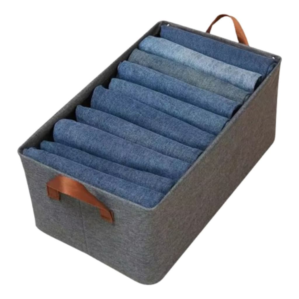 Cesto Organizador Guarda Roupa Estrutura De Metal Premium