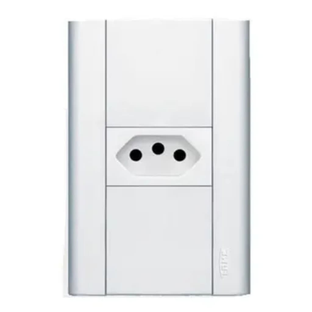 Tomada 2P+T 20A - 250V - 3898 - Modulare - Fame