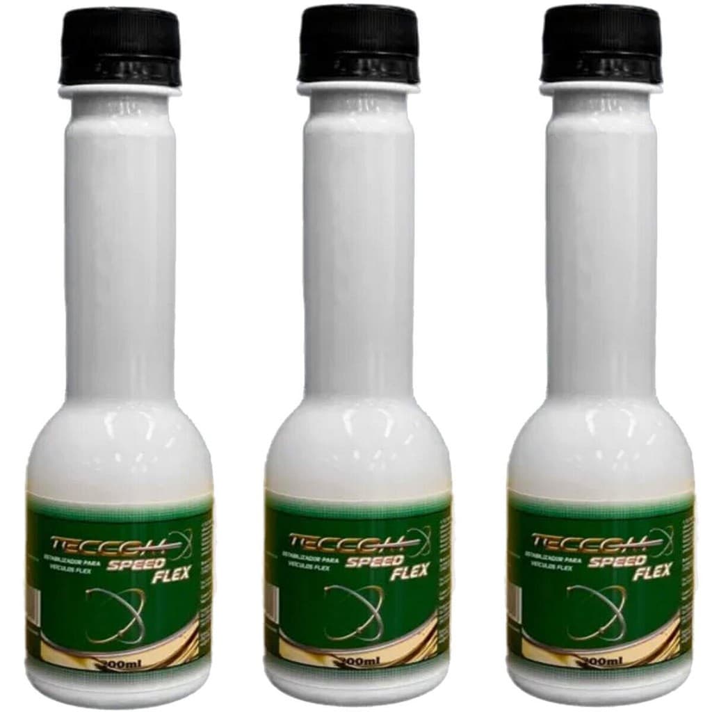 Kit 3X Otimizador Gasolina Teccom Speed Flex Náutico 100ml