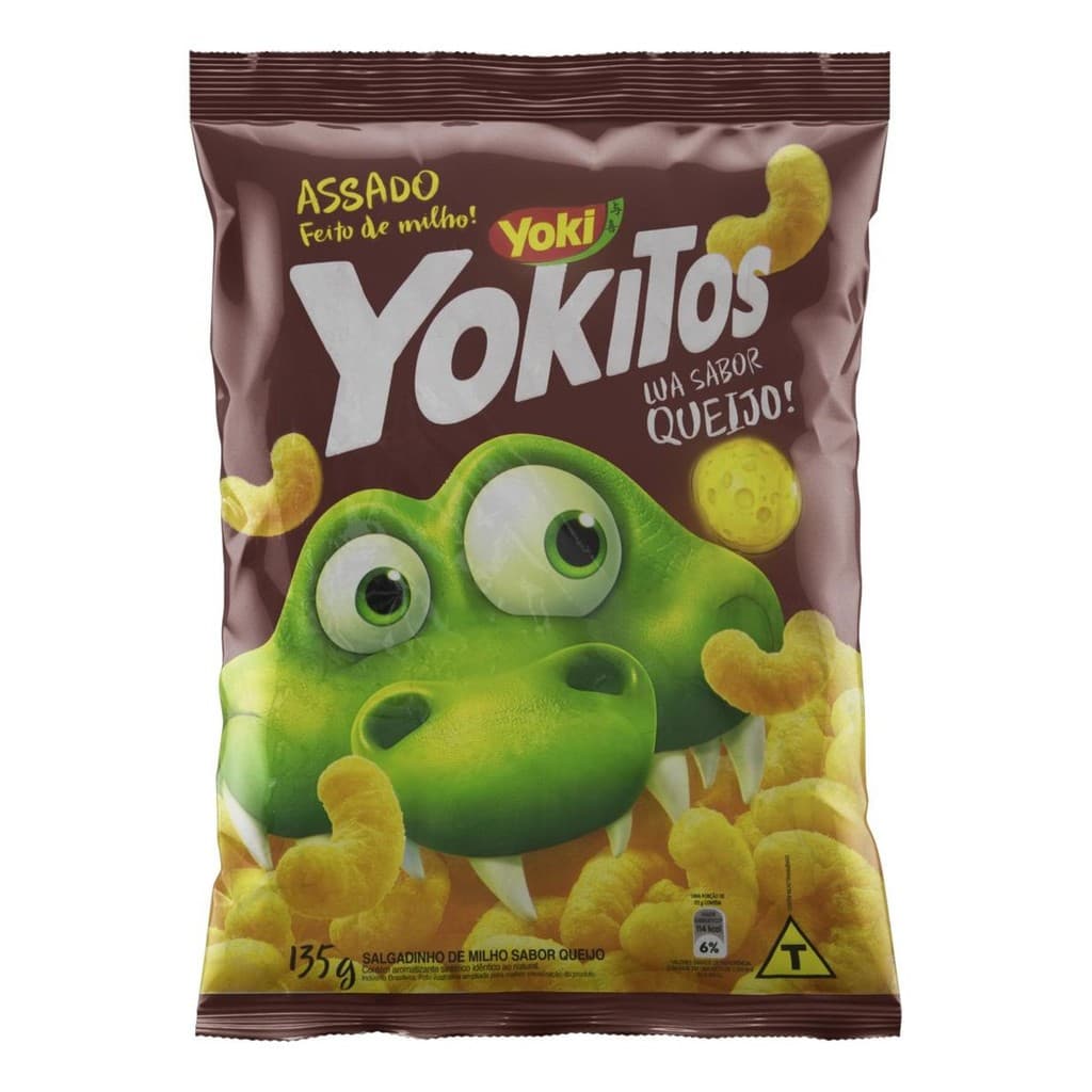 Salgadinho de Milho Lua Yoki Yokitos queijo 135g