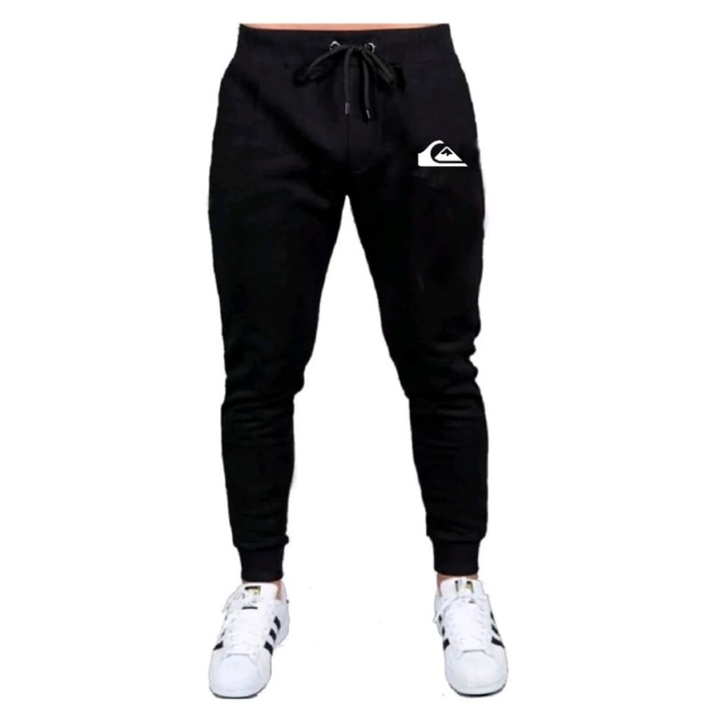Calça de Moletom DTF QKS Flanelada Alta Qualidade Preta Envios Rápidos Unissex