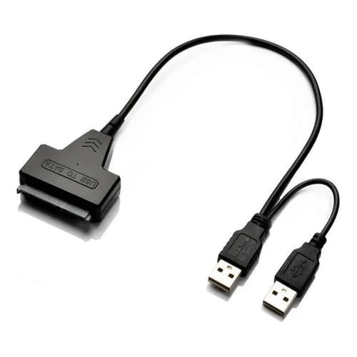 Cabo Conversor Adaptador HD SSD 2.5 Sata para USB 2.0 Notebook PC Leitor Externo Plug and Play