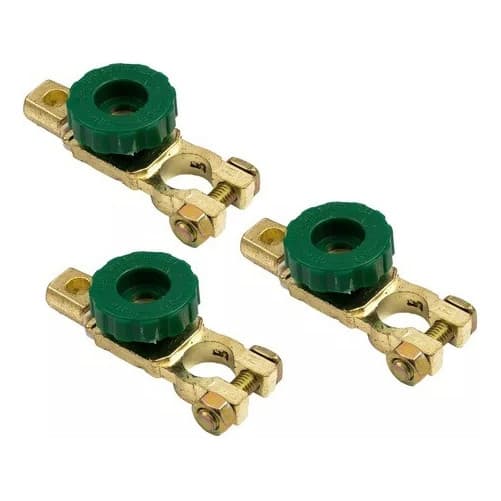3 unid Chave Geral Corta Corrente para Bateria Carro Caminhão 12V 24V 36V 100A Isolador Antifurto Universal