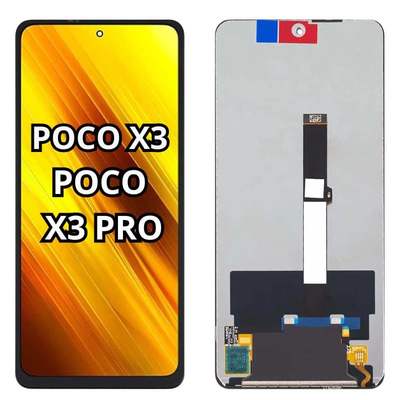 Tela Touch Frontal Display Lcd Xiaomi Poco X3 / X3 pro Sem aro e Com aro - A Pronta Entrega