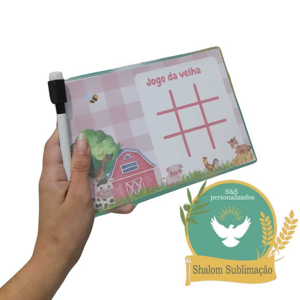 Lousa Mágica Personalizada Para Festa Infantil Lembrancinha Com Canetas Apagáveis Personalizado