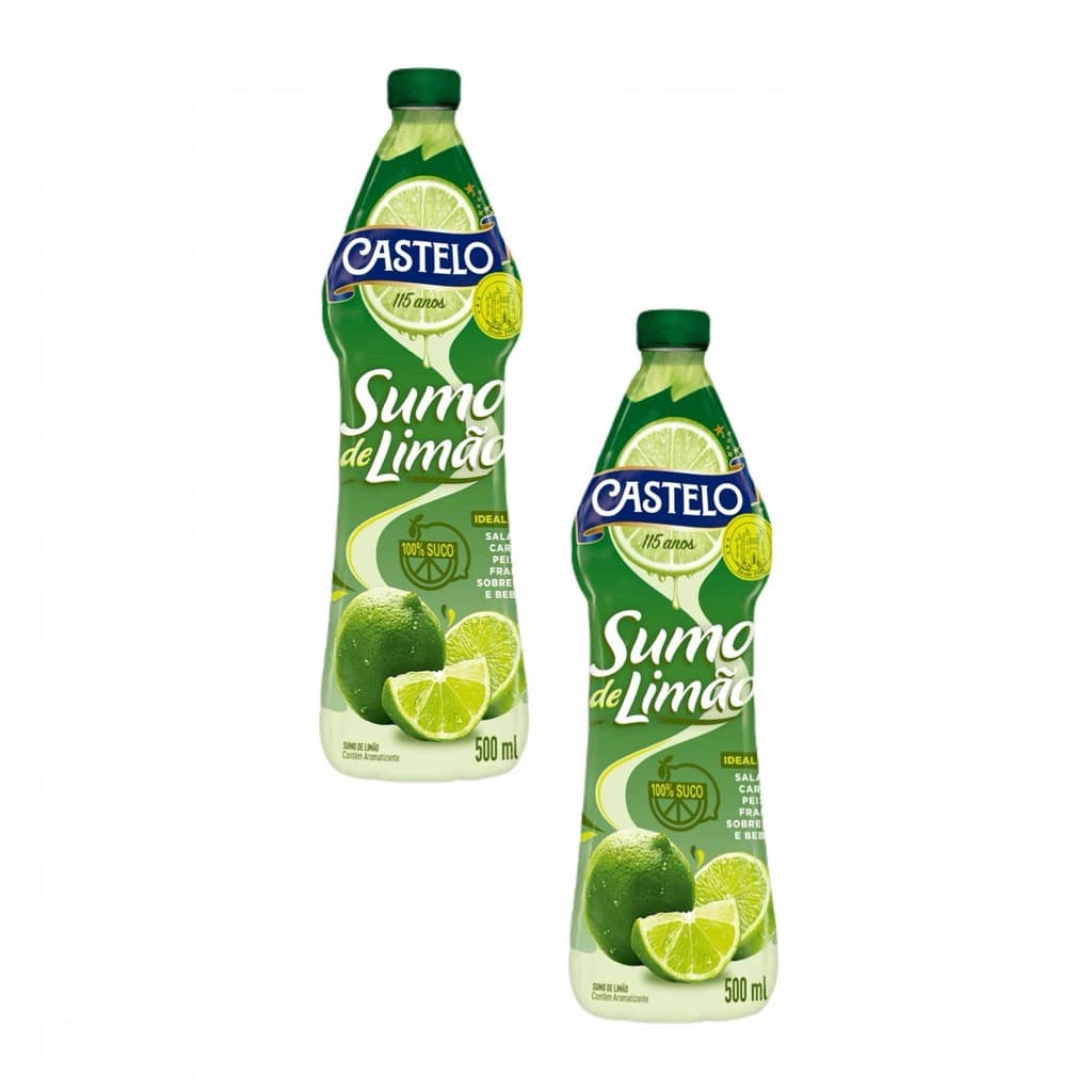 2x Sumo De Limão - Castelo - 500 Ml