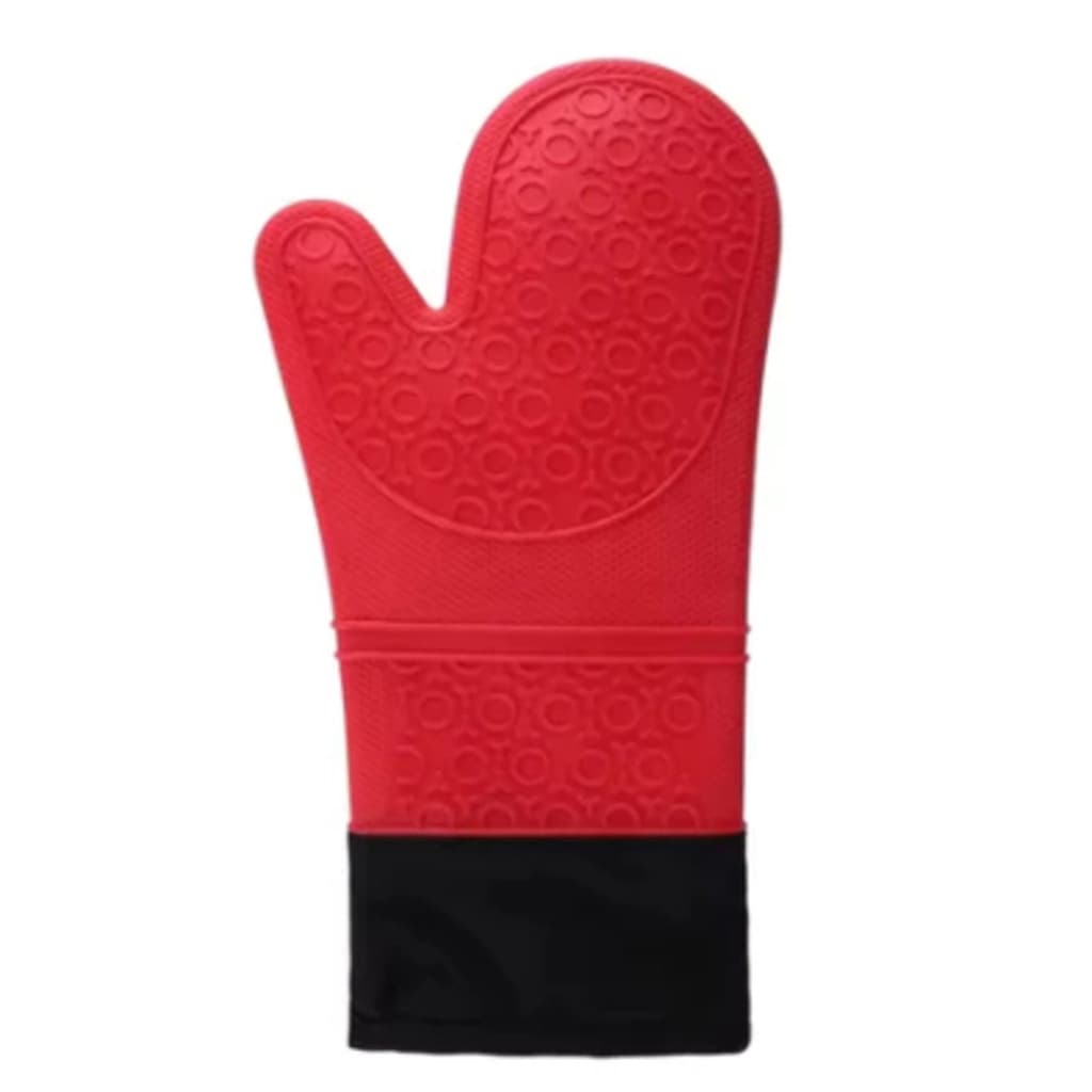Luva Térmica de Cozinha Silicone Forrada Forno Fogão Pegador Protetora Alta Temperatura Multiuso Lavável