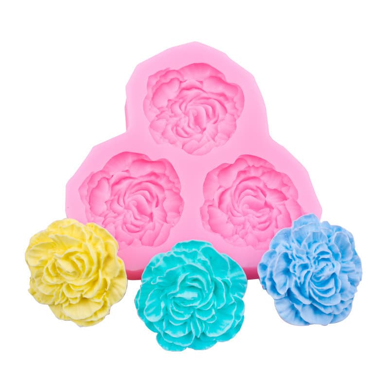 Molde De Silicone De Cravo De 3 Cavidades , Faça Você Mesmo , Chocolate Artesanal , Fondant , Decoração De Bolo , Aromat