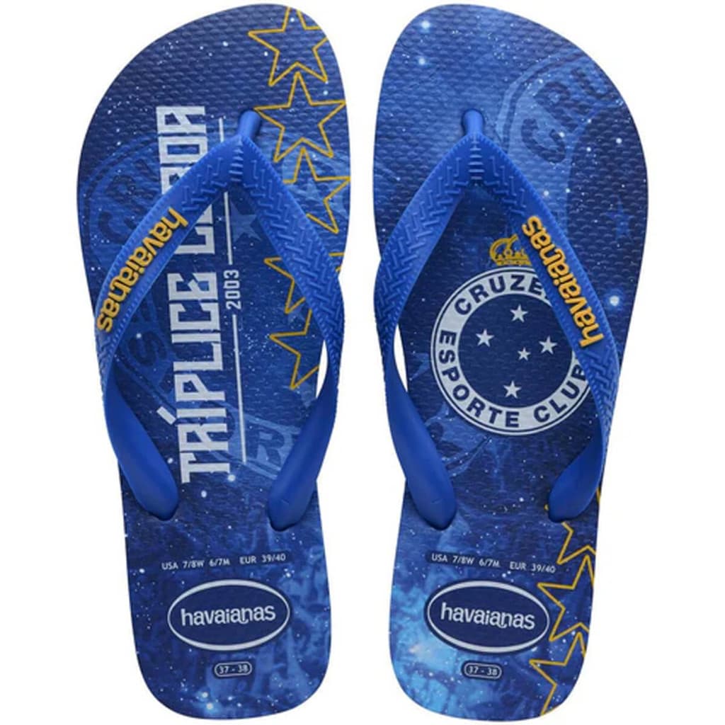 Chinelo Top Times Cruzeiro Havaianas Original
