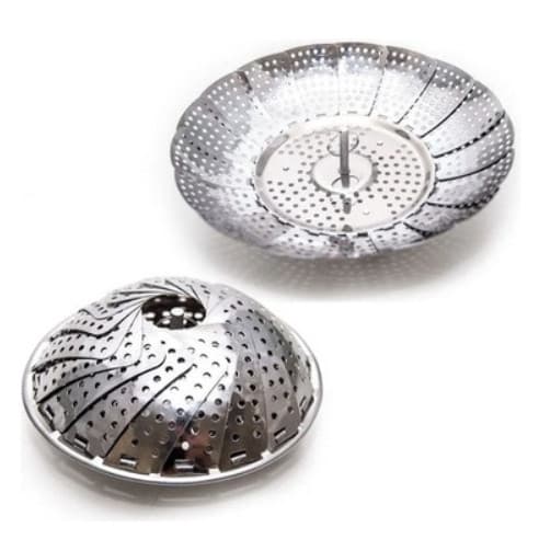 Cesta de Cozimento à Vapor Retrátil 18 cm x 27,5 cm - Top Rio