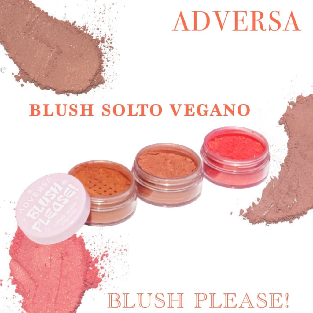 Blush Em Pó Solto Vegano Blush Please Adversa