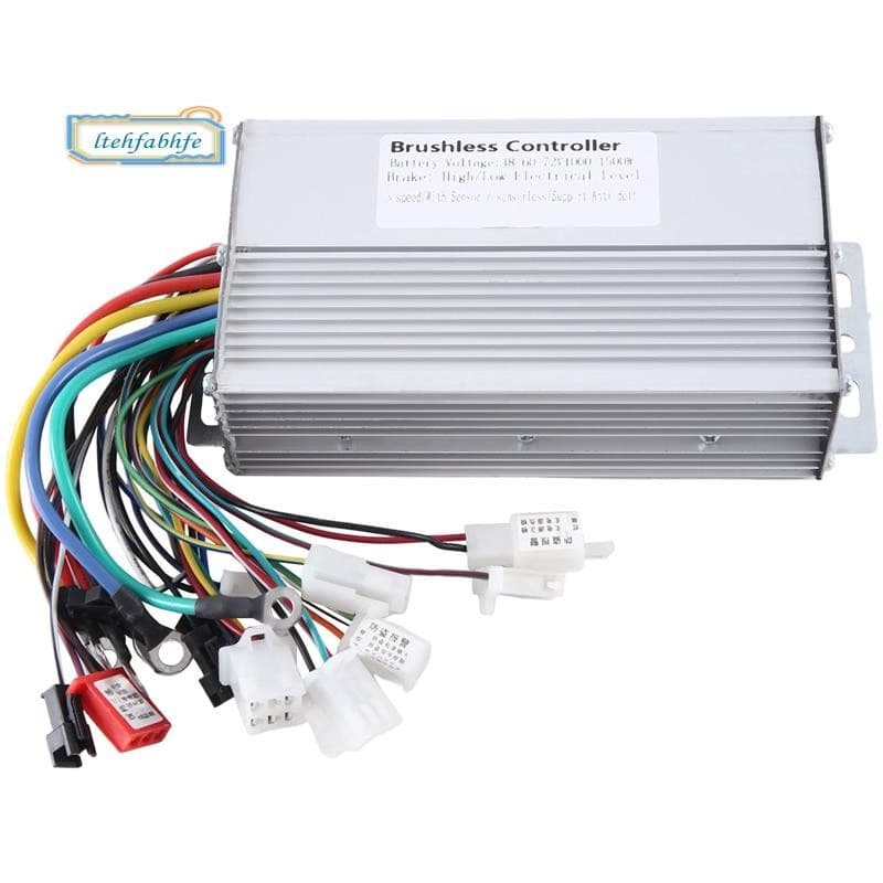 1 PCS 48V 60V 64V 72V 1000W 1500W Controlador Elétrico Motor De Velocidade Prata