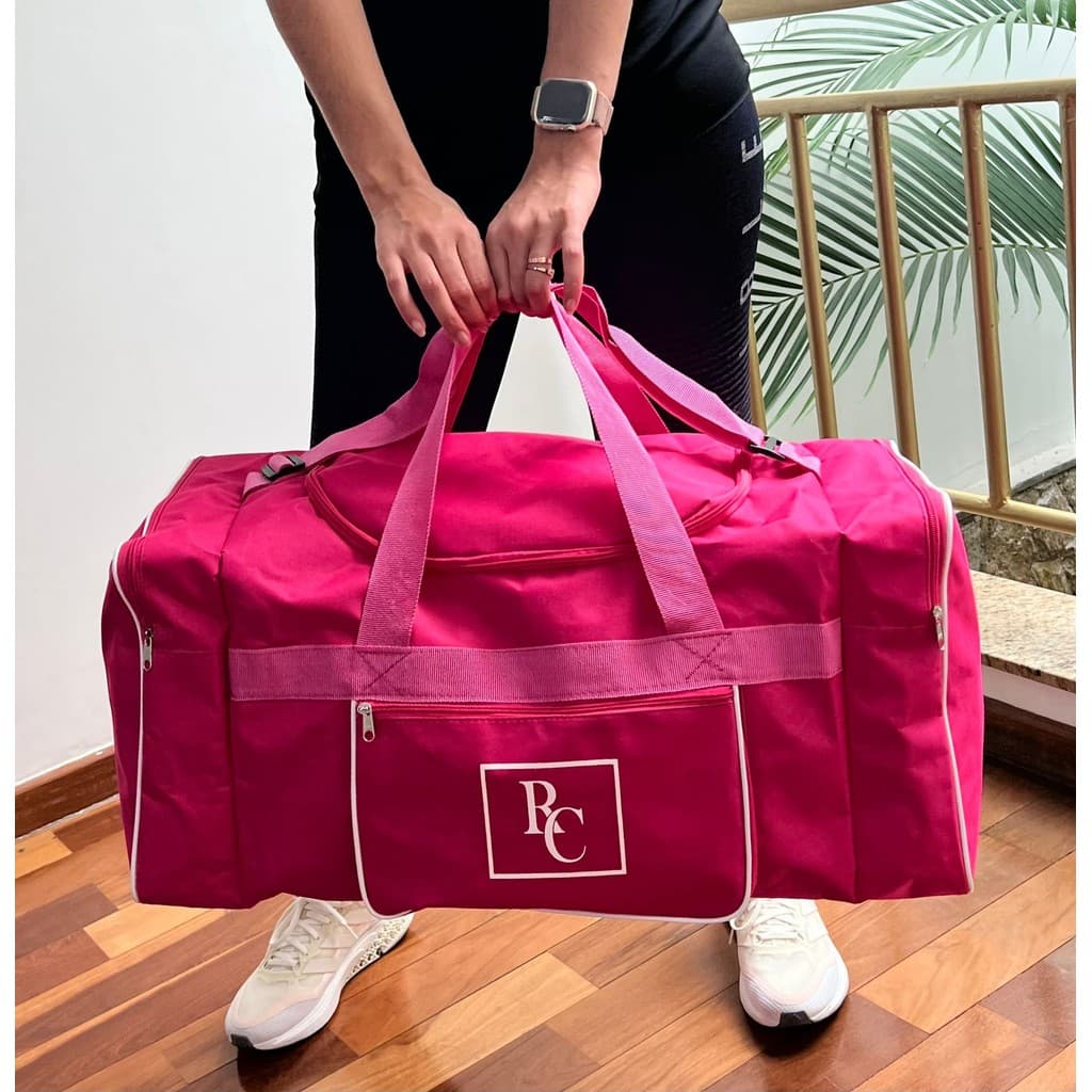 Bolsa De Viagem Grande Mala Resistente Dobrável Com Alça Ajustável G
