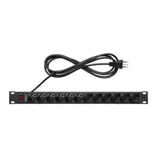 Protetor Eletrônico C/12 Tomadas P/ Rack  Epr 212+ Intelbras