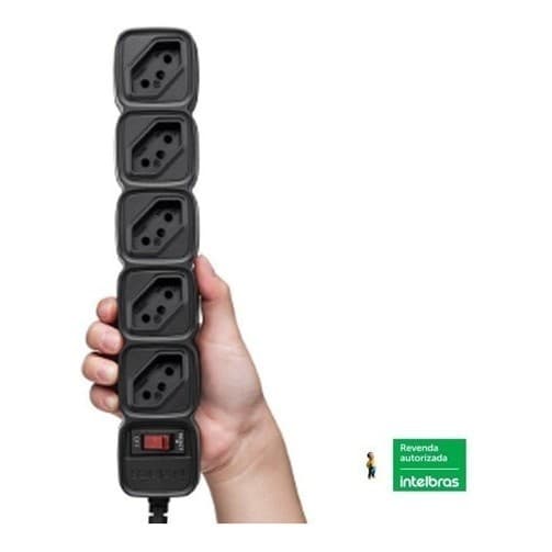 Epe 205 Filtro De Linha Protetor 5 Tomadas Intelbras (preto)