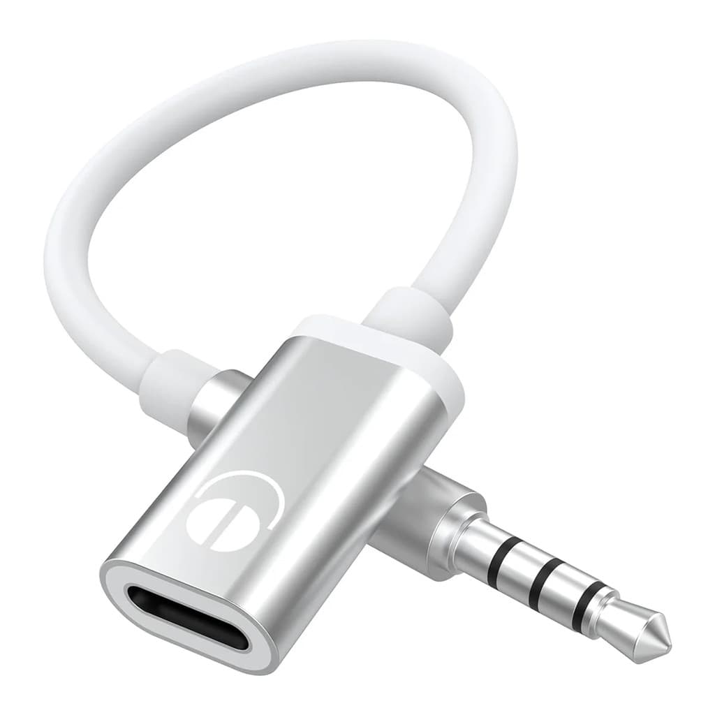 Cabo De Áudio Macho Para Tipo C Fêmea De 3.5 Mm , Adaptador Analógico Fone De Ouvido Reprodutor De MP3 , Laptop , Tablet