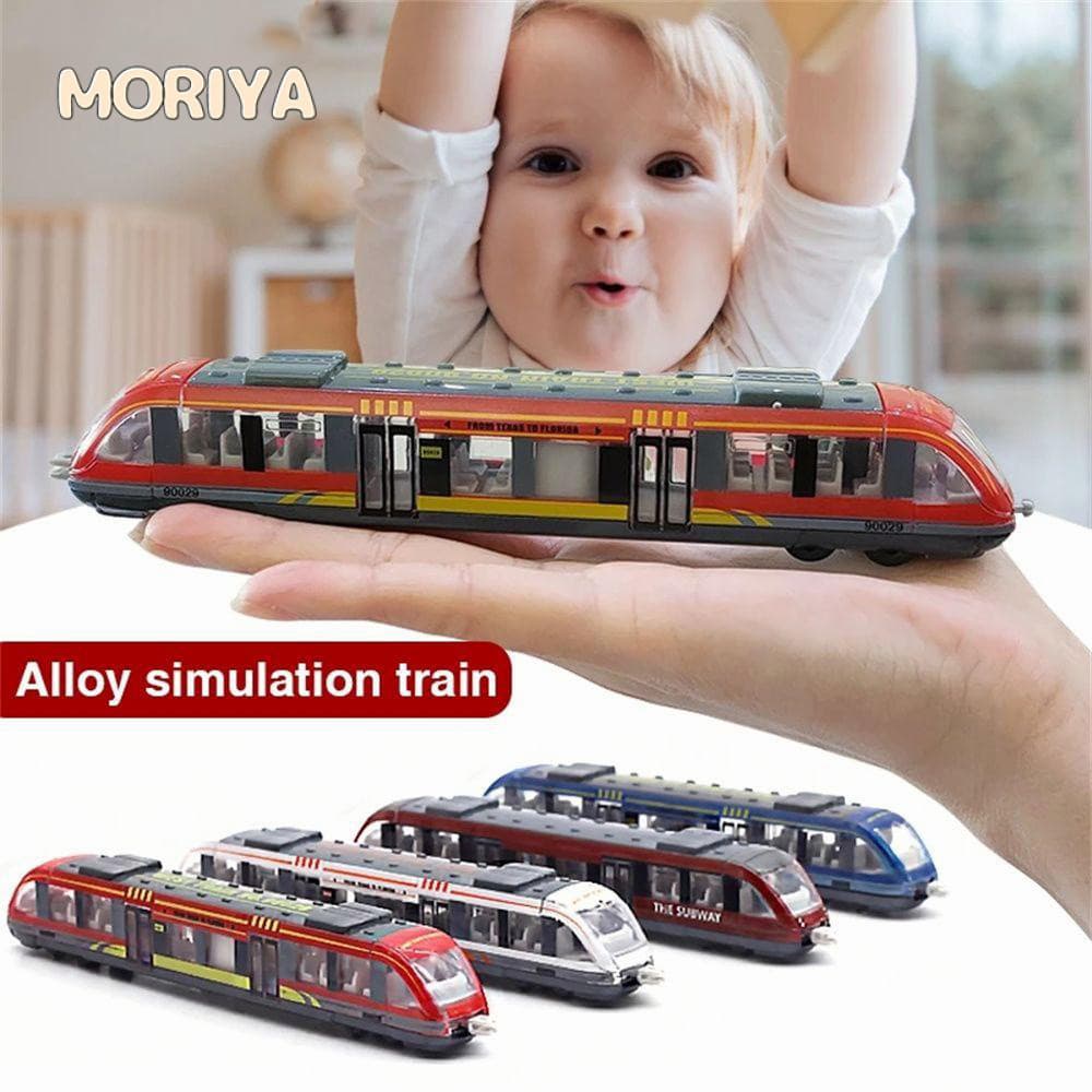 Simulação Trem Veículos De Brinquedo Meninos Brinquedos Infantis Metrô Metal Liga Diecast