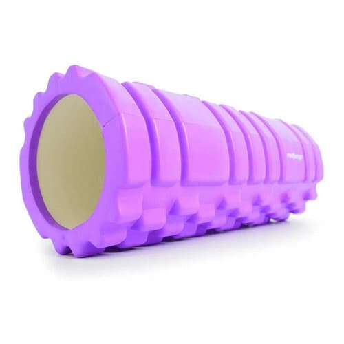 Rolo Massagem Em Eva Liberação Miofascial Relax - Proaction Cor Roxo
