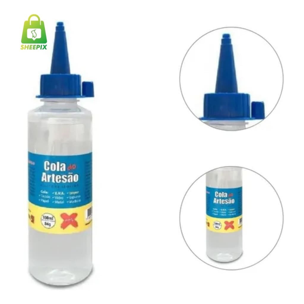 Cola Do Artesão Silicone Líquida Kit com Opções de Tamanho