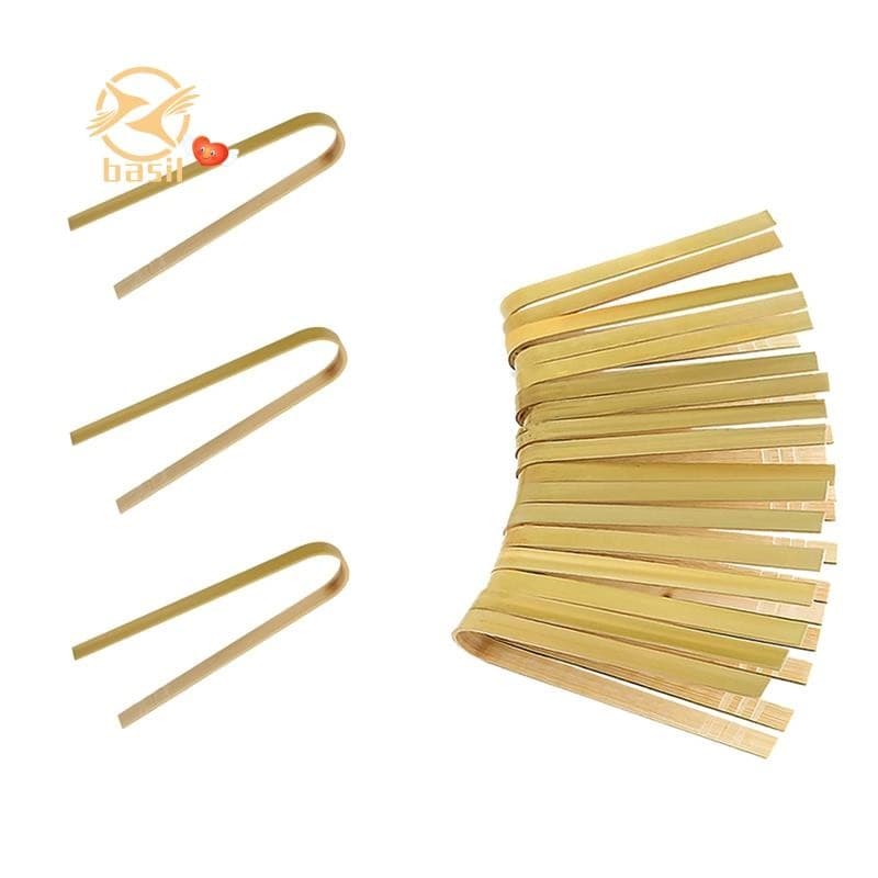💡20 Pçs Pinças De Bambu De Madeira Utensílios De Cozinha Mini Torradas Naturais Para Cozinhar Fácil De Usar