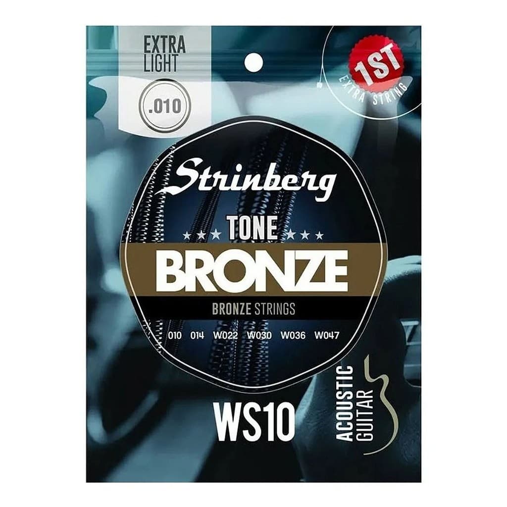 Encordoamento Strinberg Violão Aço WS10 010